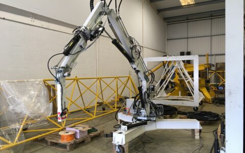Photograph of Proteus 100 during development in the STL workshops